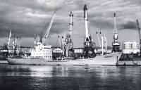 Дудинка - В Дудинском порту.