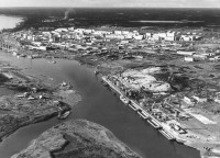 Дудинка - Панорамная аэрофотосъёмка Дудинки.