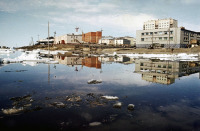 Дудинка - Разлив на реке Дудинка.