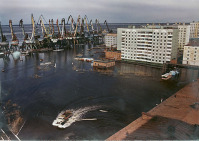 Дудинка - Наводнение 1999 года.